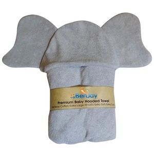 Baby unisex toddler hooded elephant towel